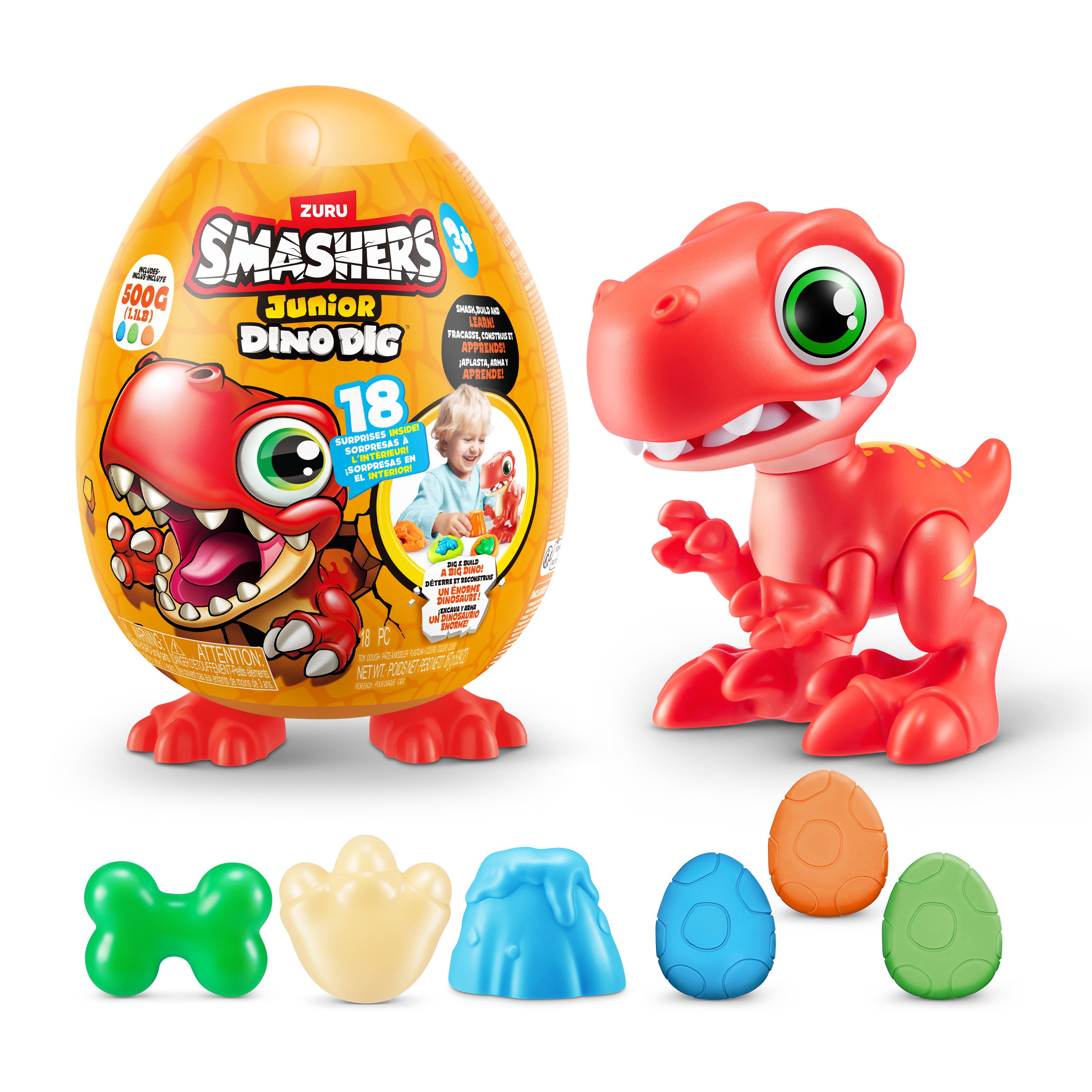 Smashers - Junior Dino Dig, Small Egg S1 Assorted (74116)