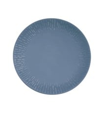 Aida - Life in Colour - Confetti - Blueberry middags tallerken m/relief porcelæn (13423)
