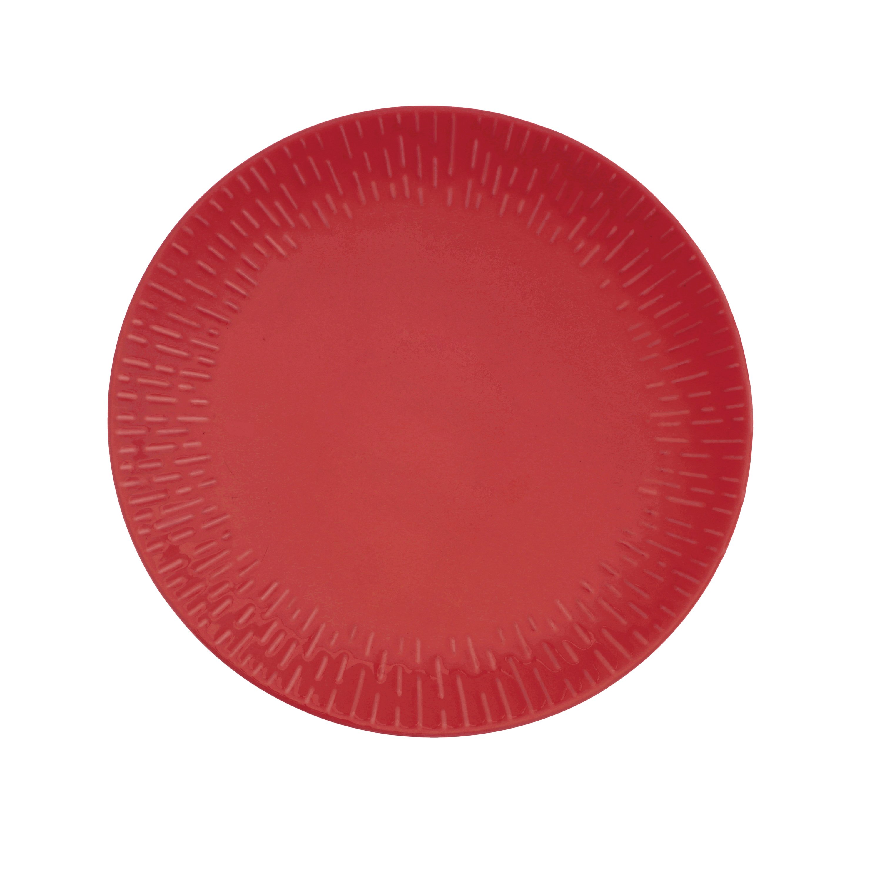Aida - Life in Colour - Confetti - Chili dinner plate w/relief porcelain (13463)