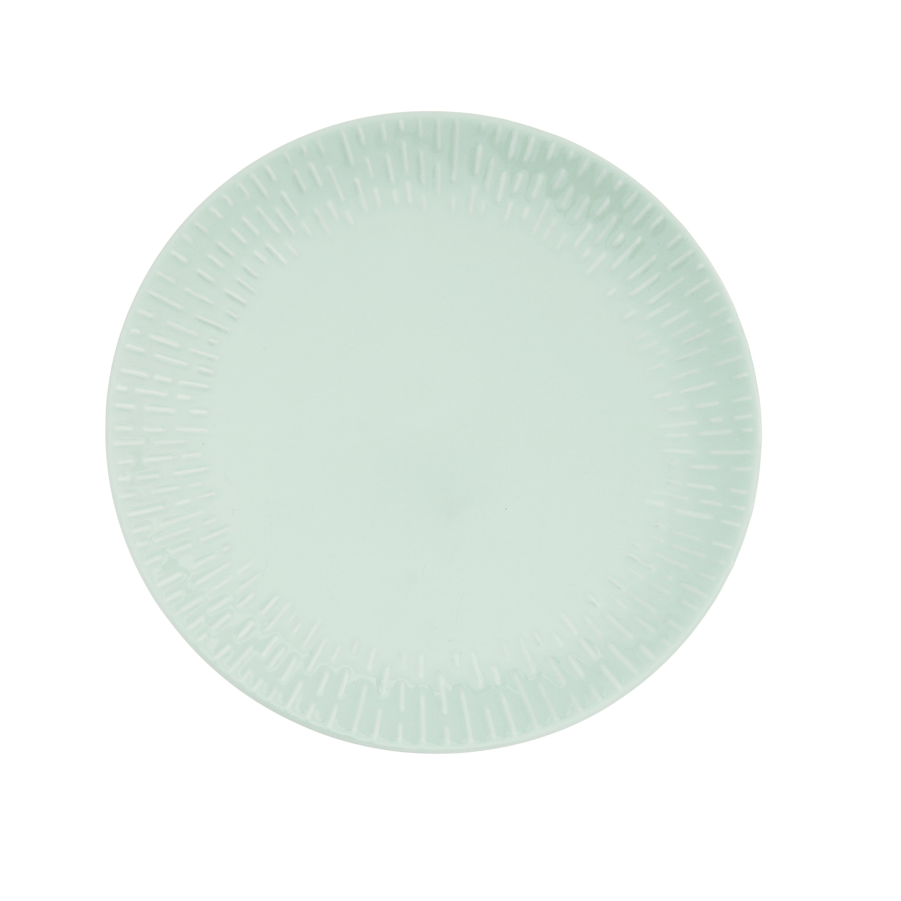 Aida - Life in Colour - Confetti - Pistachio dinner plate w/relief porcelain (13483) - Hjemme og kjøkken