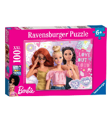 Ravensburger - Puslespil Barbie 100 brikker