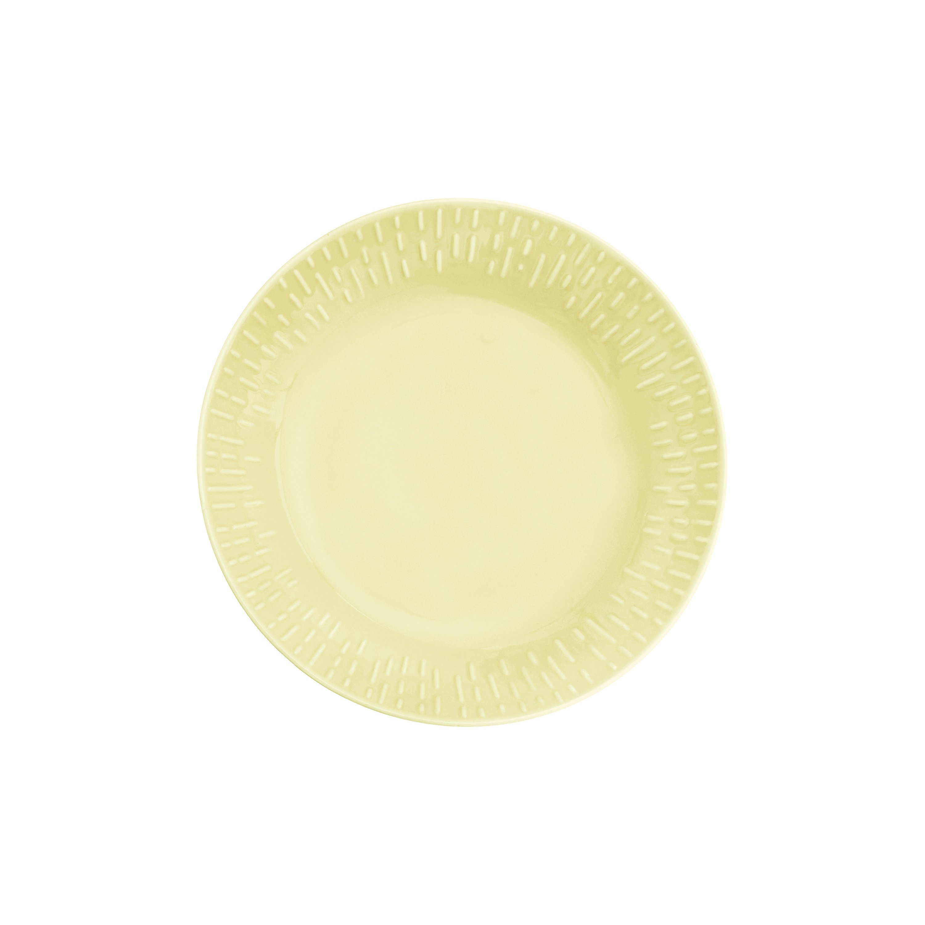 Aida - Life in Colour - Confetti - Lemon pasta plate w/relief porcelain (13304) - Hjemme og kjøkken