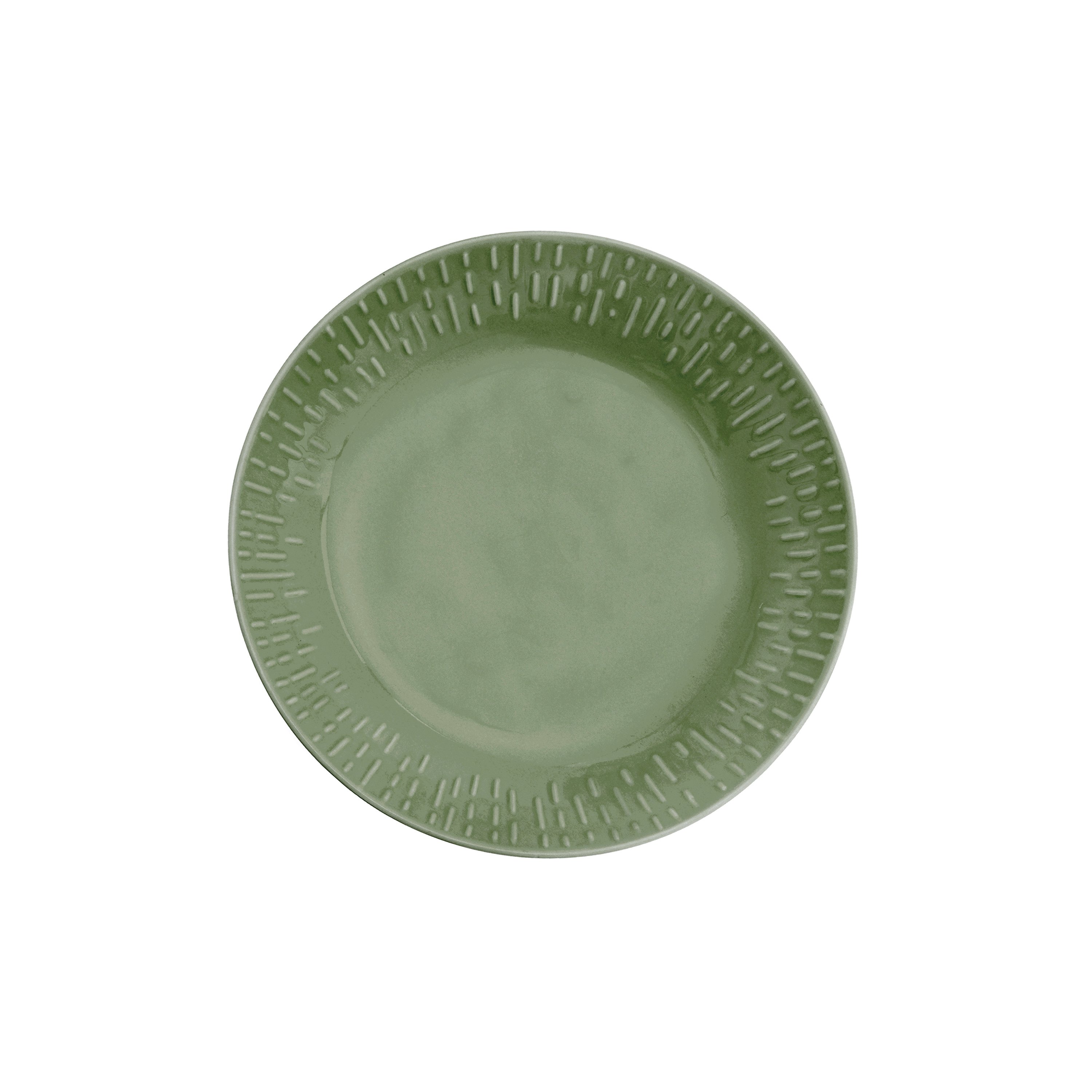 Aida - Life in Colour - Confetti - Olive pasta plate w/relief porcelain (13404) - Hjemme og kjøkken