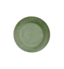 Aida - Life in  Colour - Confetti  - Olive pasta plate w/relief porcelain (13404)