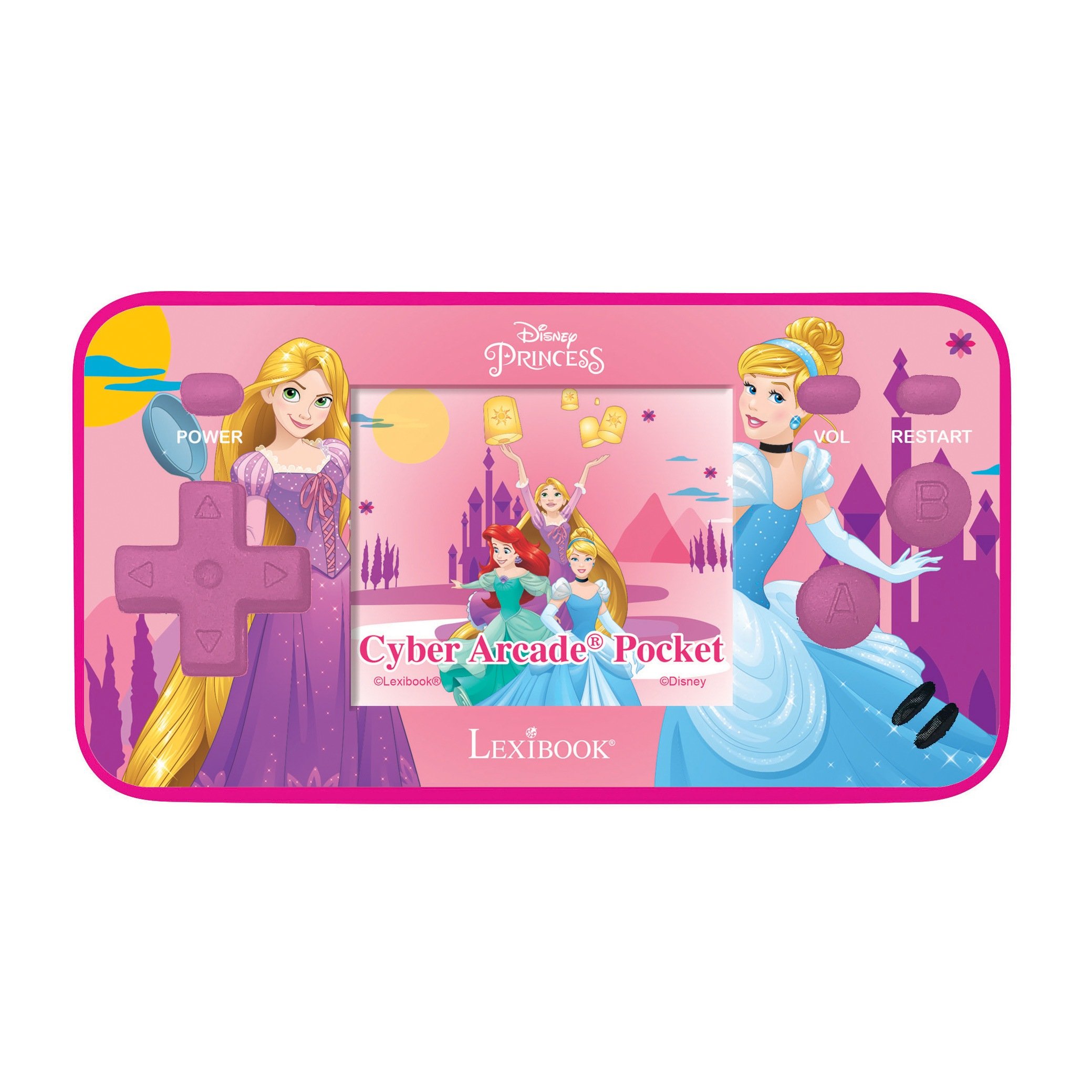Lexibook - Disney Princess - Handheld Console Cyber Arcade® Pocket (JL1895DP)