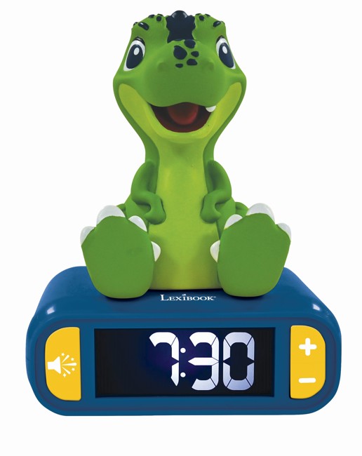 Lexibook - Dino - Digital 3D Alarm Clock (RL800DINO)