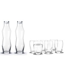 Holmegaard - Perfection - Gift set with 2 decanters and 6 drinking glasses