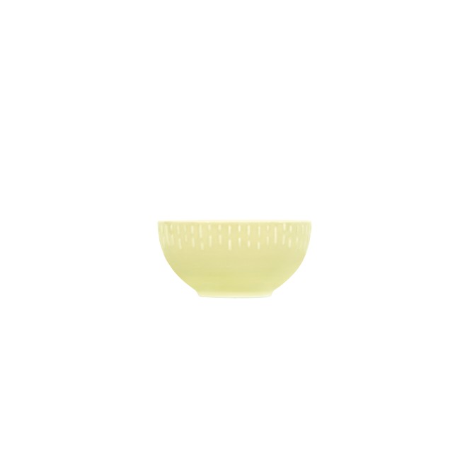 Aida - Life in Colour - Confetti - Lemon bowl w/relief porcelain  (13307)