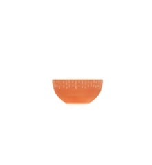 Aida - Life in Colour - Confetti - Apricot bowl w/relief porcelain  (13327)