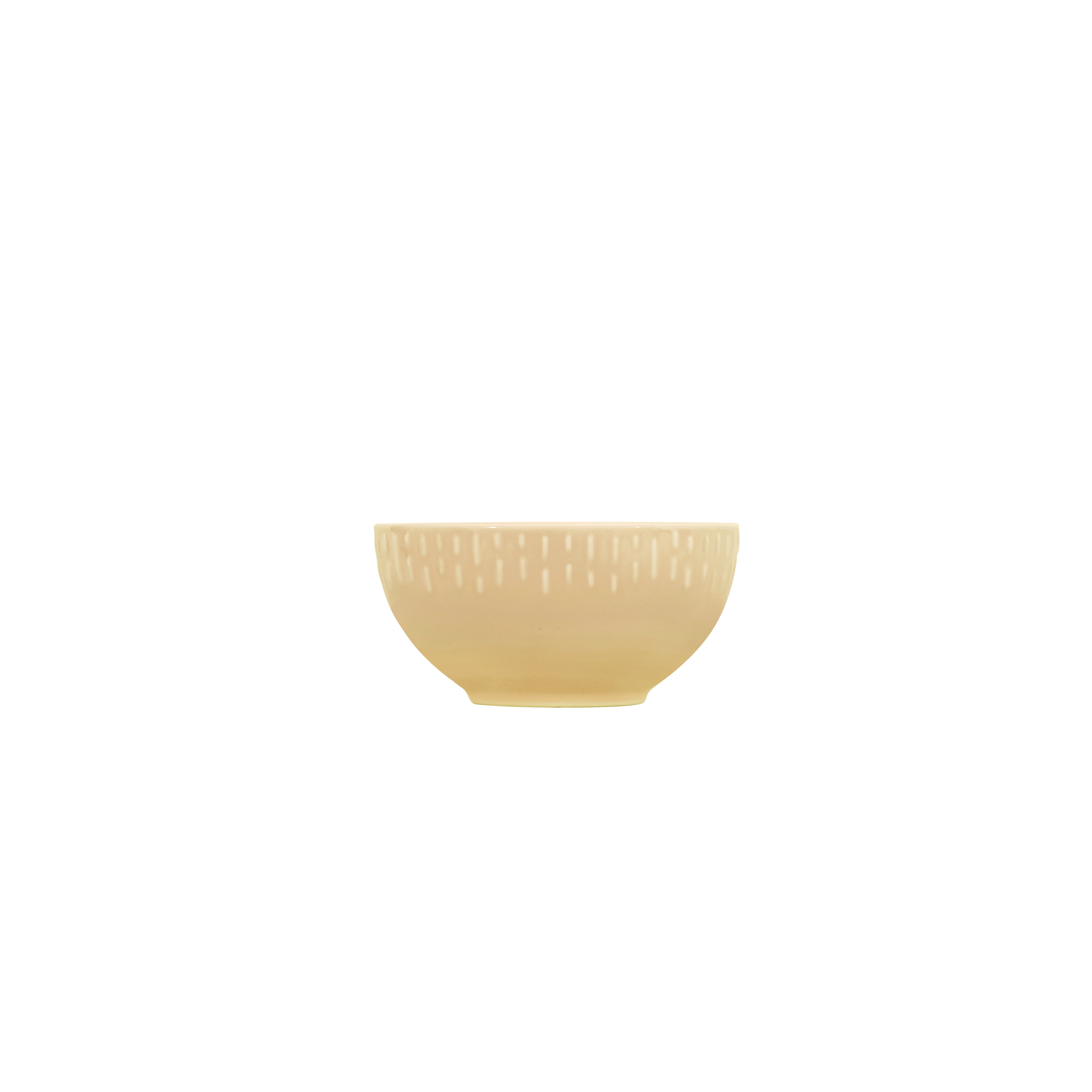 Aida - Life in Colour - Confetti - Mustard bowl w/relief porcelain (13387) - Hjemme og kjøkken