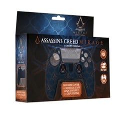 Assassin's Creed Mirage - Silicone Grip + Thumbstick Caps for PS5 Controller - Blue Logo