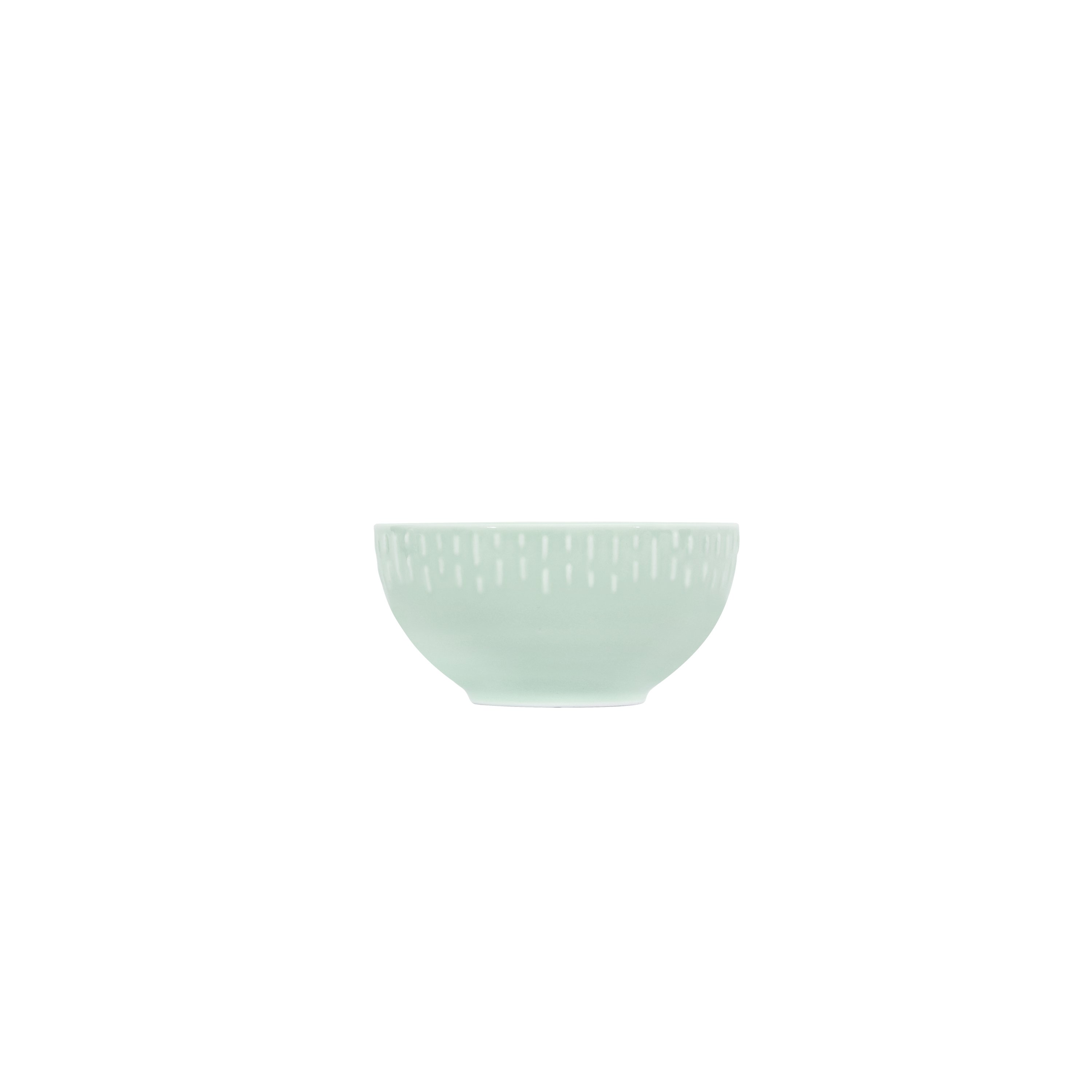 Aida - Life in Colour - Confetti - Pistachio bowl w/relief porcelain (13487)