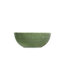 Aida - Life in Colour - Confetti - Olive salatskål  m/relief porcelæn (13410)