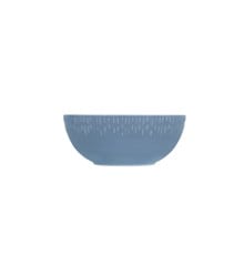Aida - Life in Colour - Confetti - Blueberry saladbowl w/relief porcelain (13430)