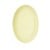 Aida - Life in Colour - Confetti - Lemon oval fad  m/relief porcelæn (13314) thumbnail-1
