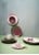 Aida - Life in Colour - Confetti - Bordeaux oval fad  m/relief porcelæn (13374) thumbnail-6