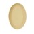 Aida - Life in Colour - Confetti - Mustard oval dish w/relief porcelain (13394) thumbnail-1