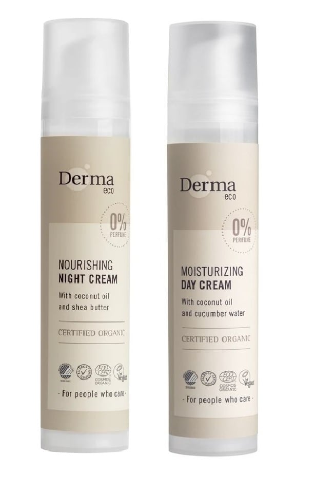 Derma - Eco Day Cream 50 ml + Derma - Eco Night Cream 50 ml - Skjønnhet