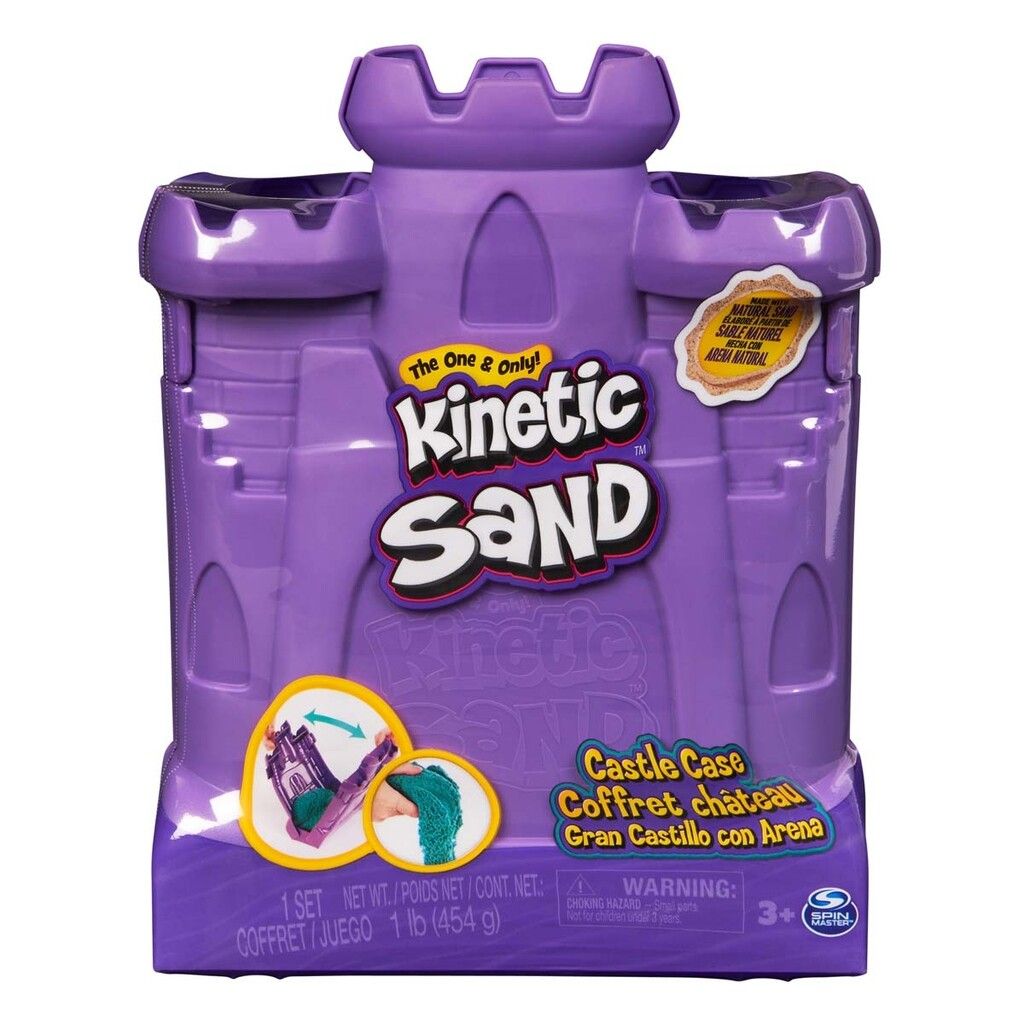 Kinetic Sand Castle Case - Green (6068384) - Leker