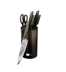 BerlingerHaus - 7 pcs knife set with stainless steel stand (BH/2793)