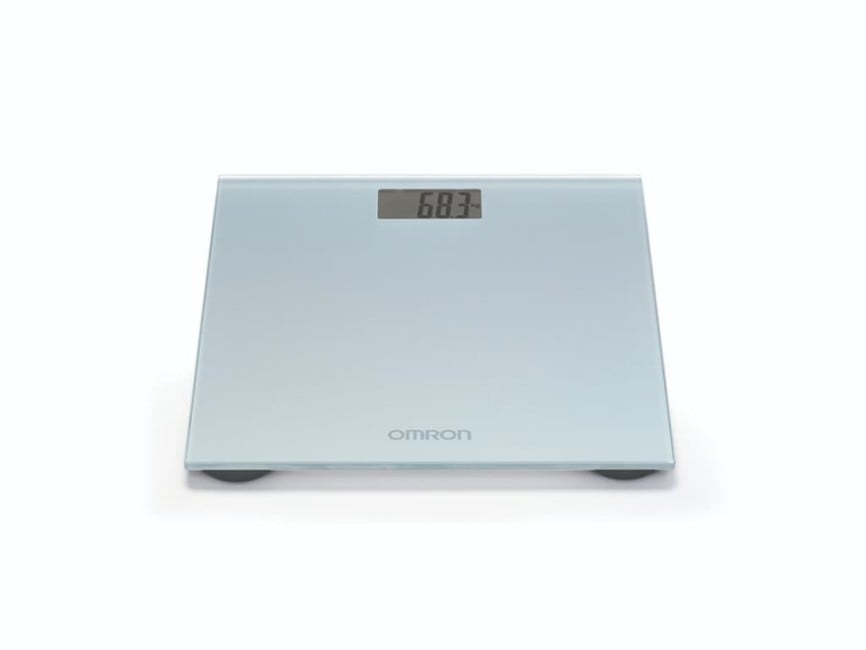 OMRON - Digital Personal Scale/Bath Scale - Silver - 5 Years Warranty