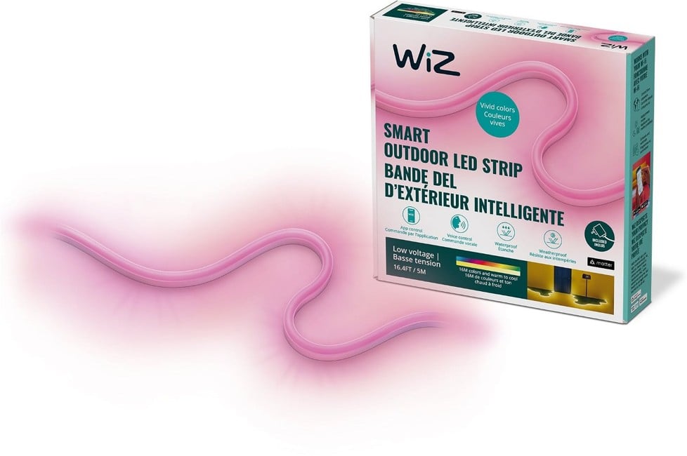 WiZ - Ulkona käytettävä RGBW LED-nauhasarja 5m Tyyppi C