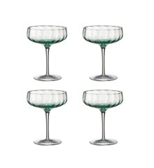 SØHOLM - 4 stk - Sonja champagne/cocktail glas - Grøn