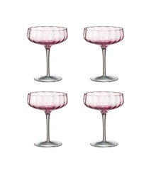 SØHOLM - 4 pcs - Sonja champagne/cocktail glas - Raspberry red (16451ep)