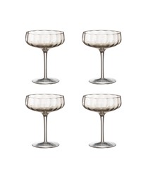 SØHOLM - 4 pcs - Sonja champagne/cocktail glas - Sand (16453ep)