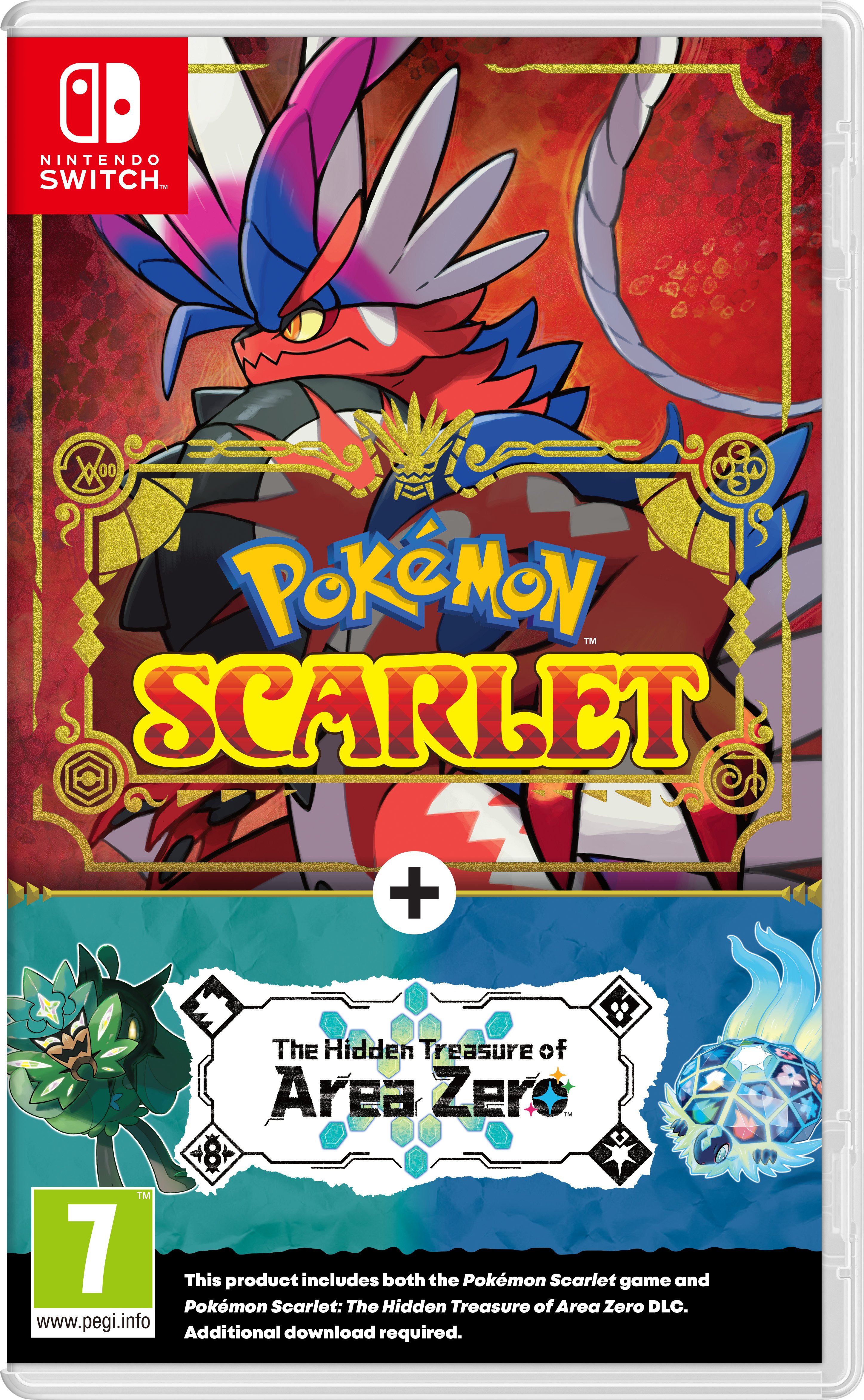 Pokemon Scarlet + The Hidden Treasure of Area Zero - Videospill og konsoller