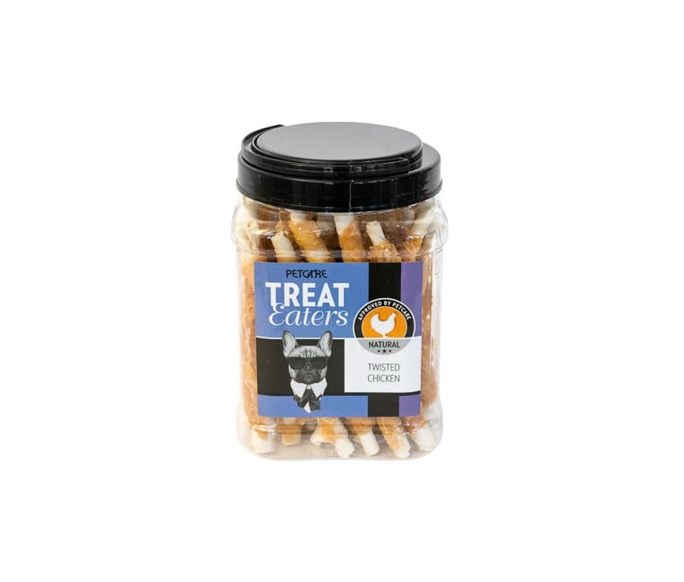 Treateaters - hundetyg, Twisted chicken 400g