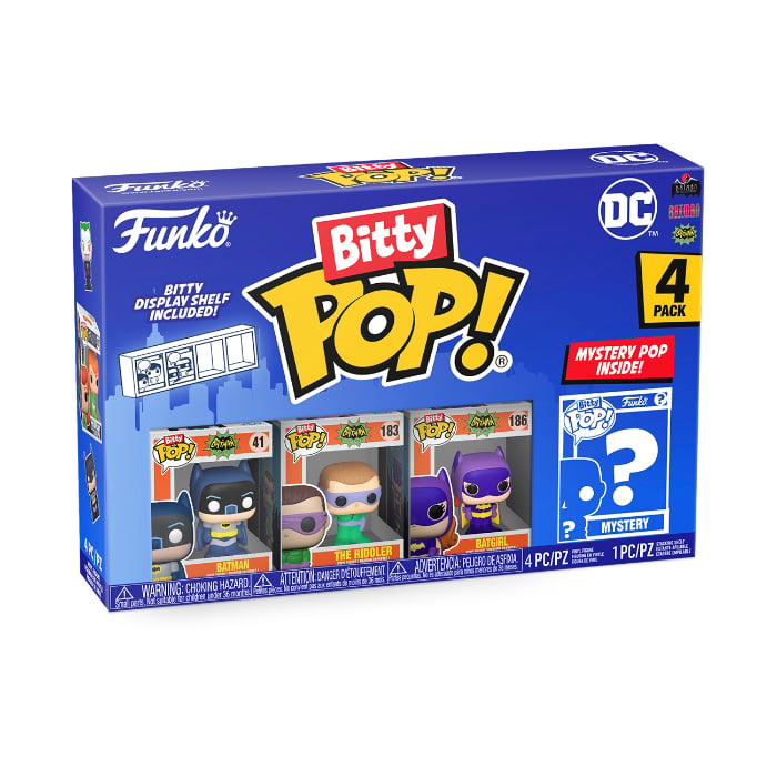 Funko! - Bitty POP 4PK DC - Series 4 (71314) - Leker