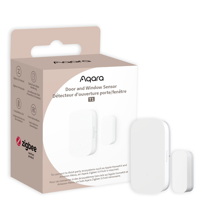 Aqara - Door and Window Sensor T1 - Secure Your Home with Smart Monitoring