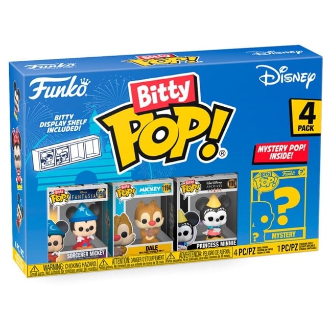 Funko! - Bitty POP 4PK Disney Sorcerer Mickey (71321)