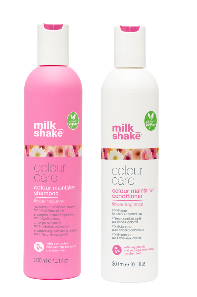 milk_shake - Color Maintain Flower Power Shampoo 300 ml + milk_shake - Maintain Flower Power Conditioner 300 ml - Skjønnhet