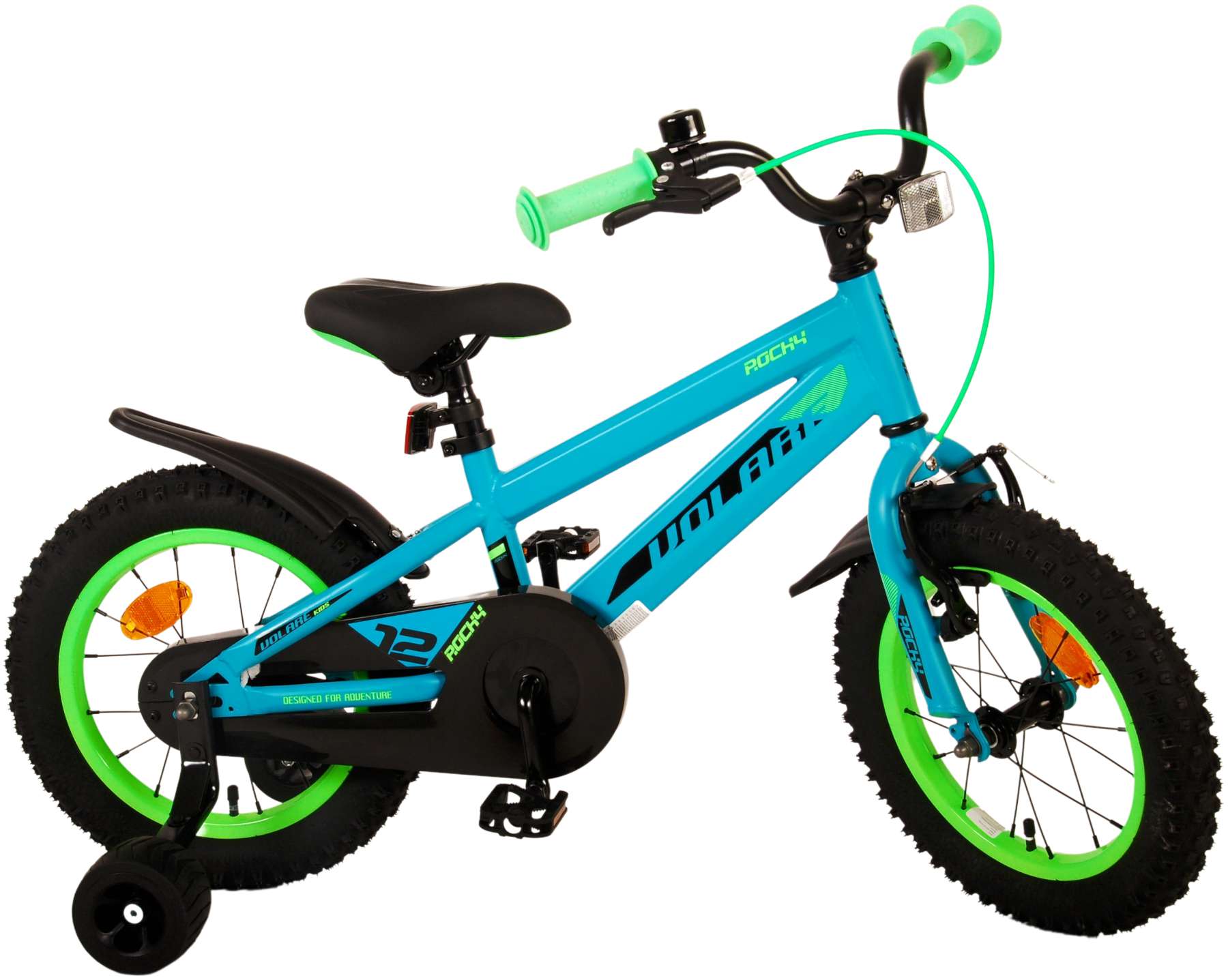 Volare - Children's Bicycle 14" - Rocky Green (21327) - Leker