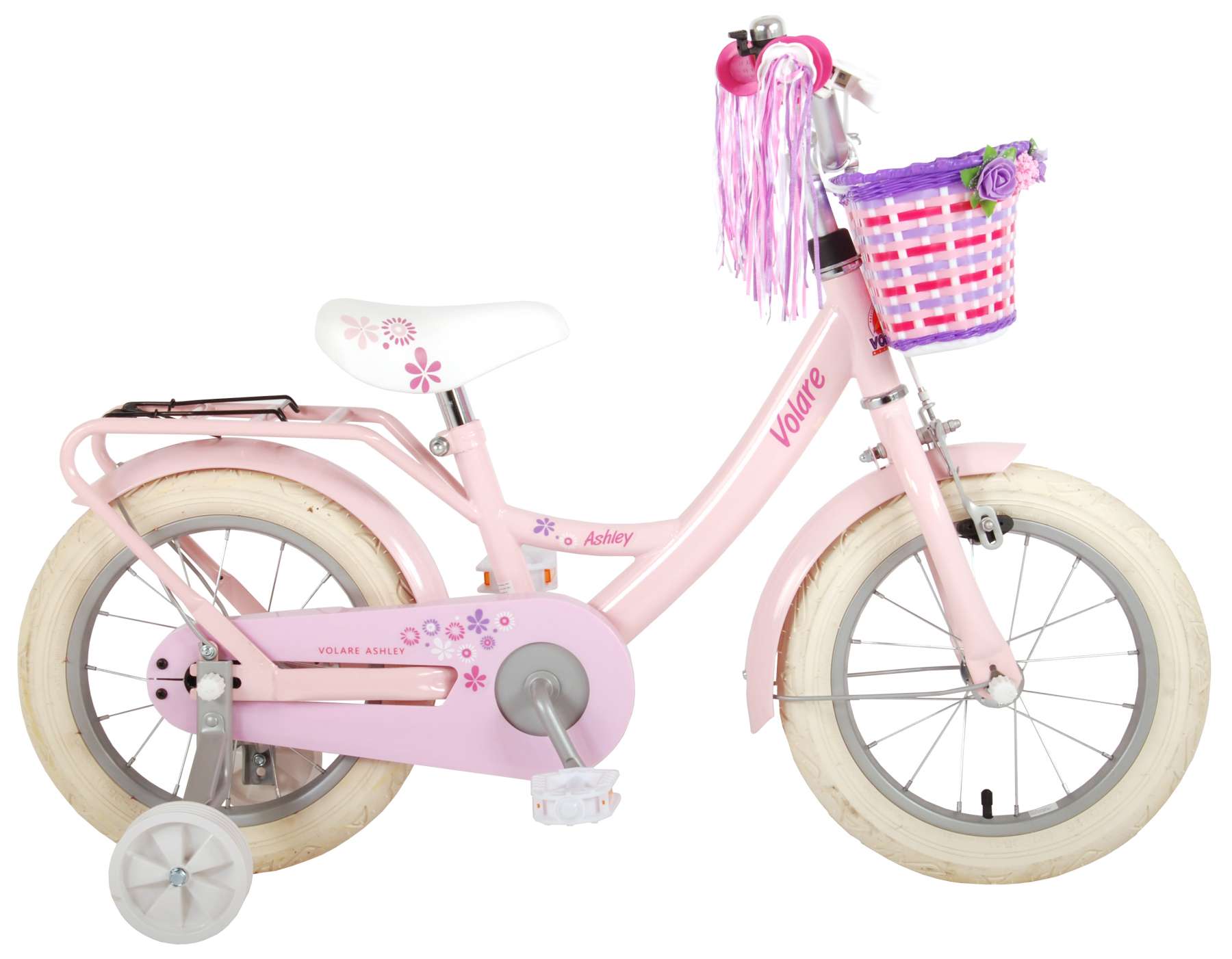 Volare - Children's Bicycle 14" - Ashley Girl Pink (21471) - Leker