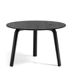 HAY - Bella Coffee Table, Ø60 x H39 cm - Black Lacquered Oak