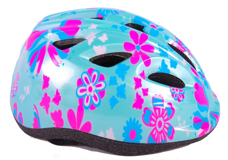 Volare - Kids bike helmet XS small 47-51cm - Green/Pink (825)