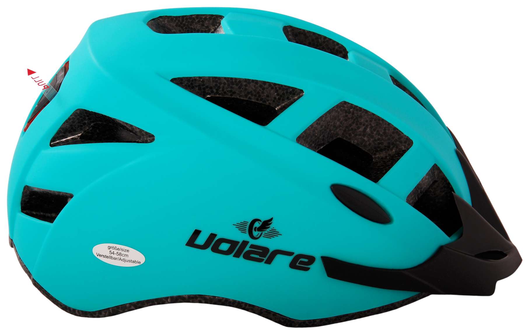 Volare - Bicycle Helmet - Green w/LED 54-58 cm (1129) - Leker