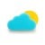 Sink Sponge And Holder Cloud thumbnail-1