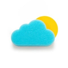 Sink Sponge And Holder Cloud