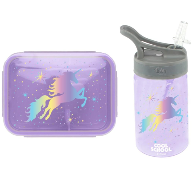 Tinka - Lunch Box & Water Bottle - Unicorn (1237517/1237526)