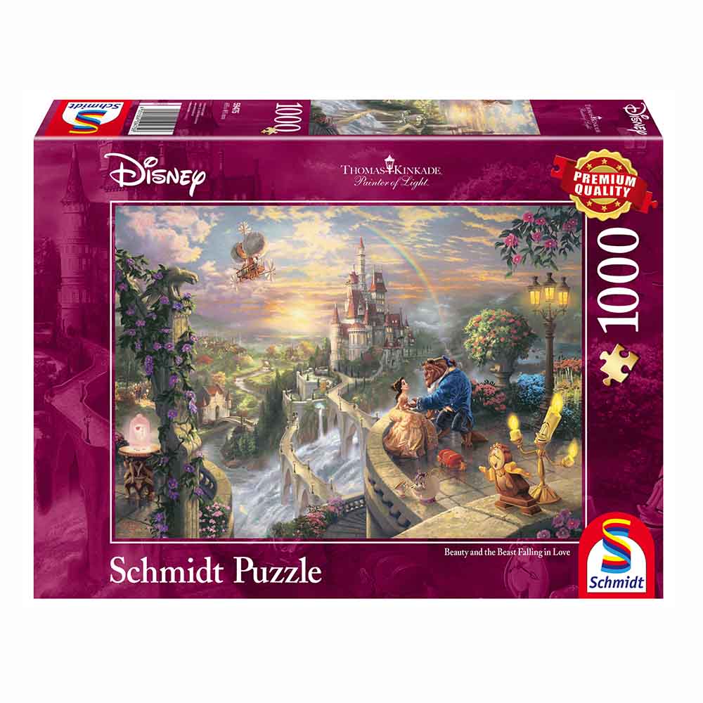Schmidt - Thomas Kinkade: Disney - Beauty and the Beast (1000 pieces) (SCH59475) - Leker