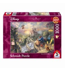 Schmidt - Thomas Kinkade: Disney - Skønheden og udyret (1000 brikker)