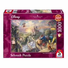 Schmidt - Thomas Kinkade: Disney - Skønheden og udyret (1000 brikker)