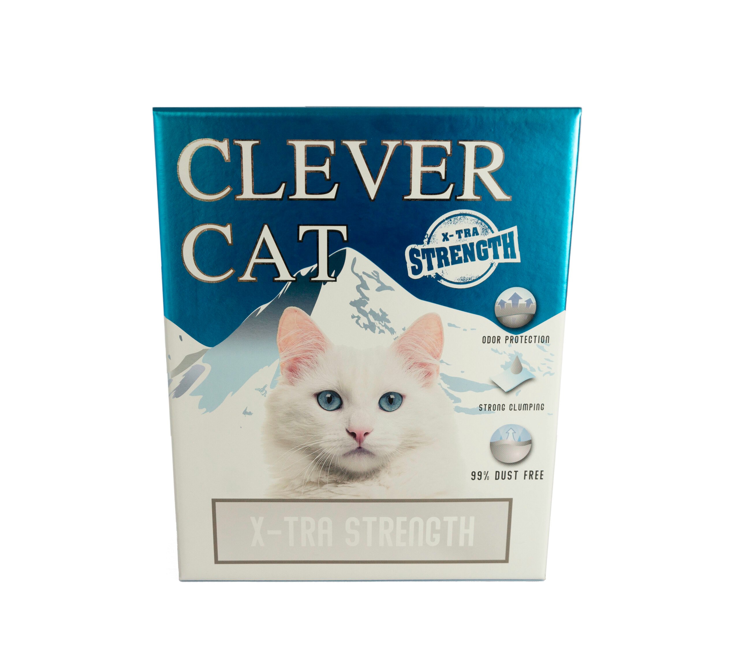 Clever cat - Cat litter x-strong 6 ltr. - (8037) - Kjæledyr og utstyr