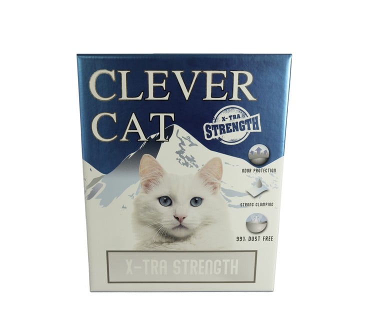 Clever cat - Cat litter x-strong 6 ltr.  - (8037)