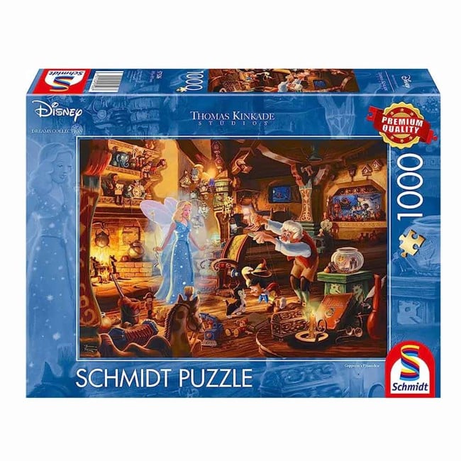 Schmidt - Thomas Kinkade: Disney - Geppettos Pinocchio (1000 pieces) (SCH57526)