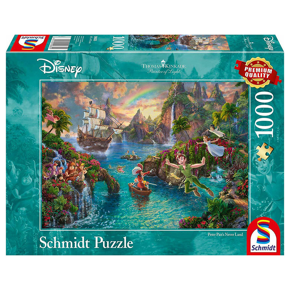 Schmidt - Thomas Kinkade: Disney, Peter Pan (1000 pieces) (SCH9635) - Leker
